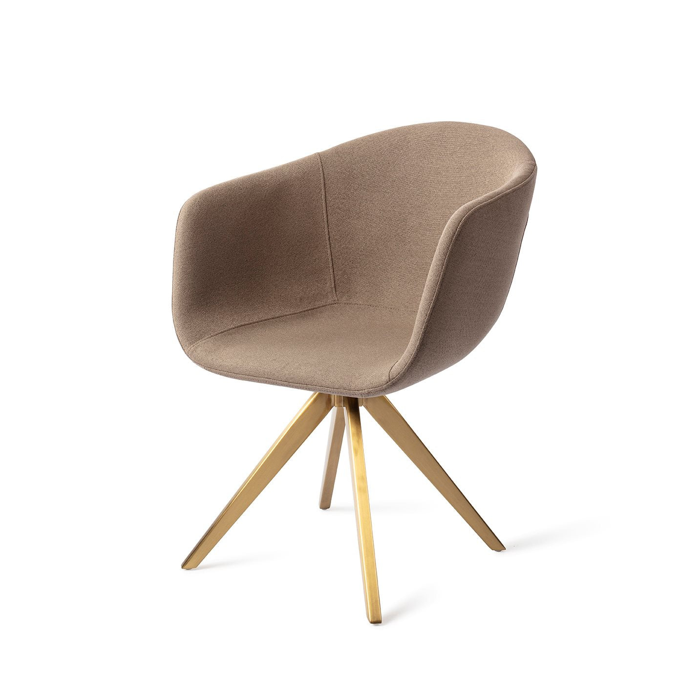 Yuni Dining Chair Mochachacha Turn Gold