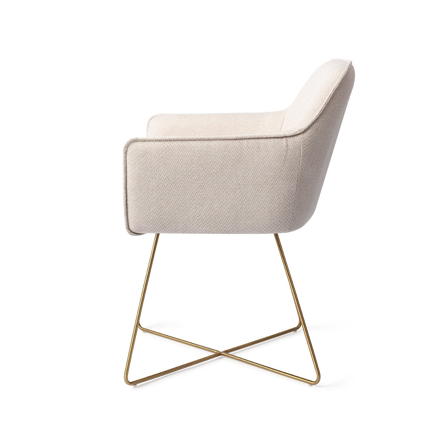 Hofu Dining Chair Enoki Cross Gold