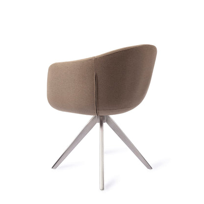 Yuni Dining Chair Mochachacha Turn Steel