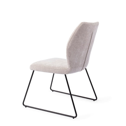 Ikata Dining Chair Pretty Plaster Slide Black