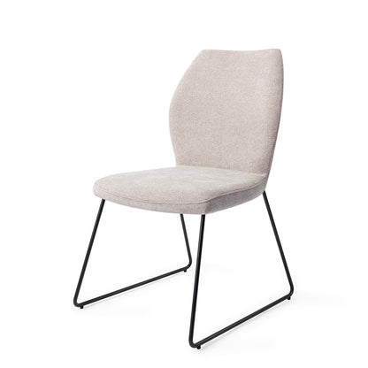 Ikata Dining Chair Pretty Plaster Slide Black