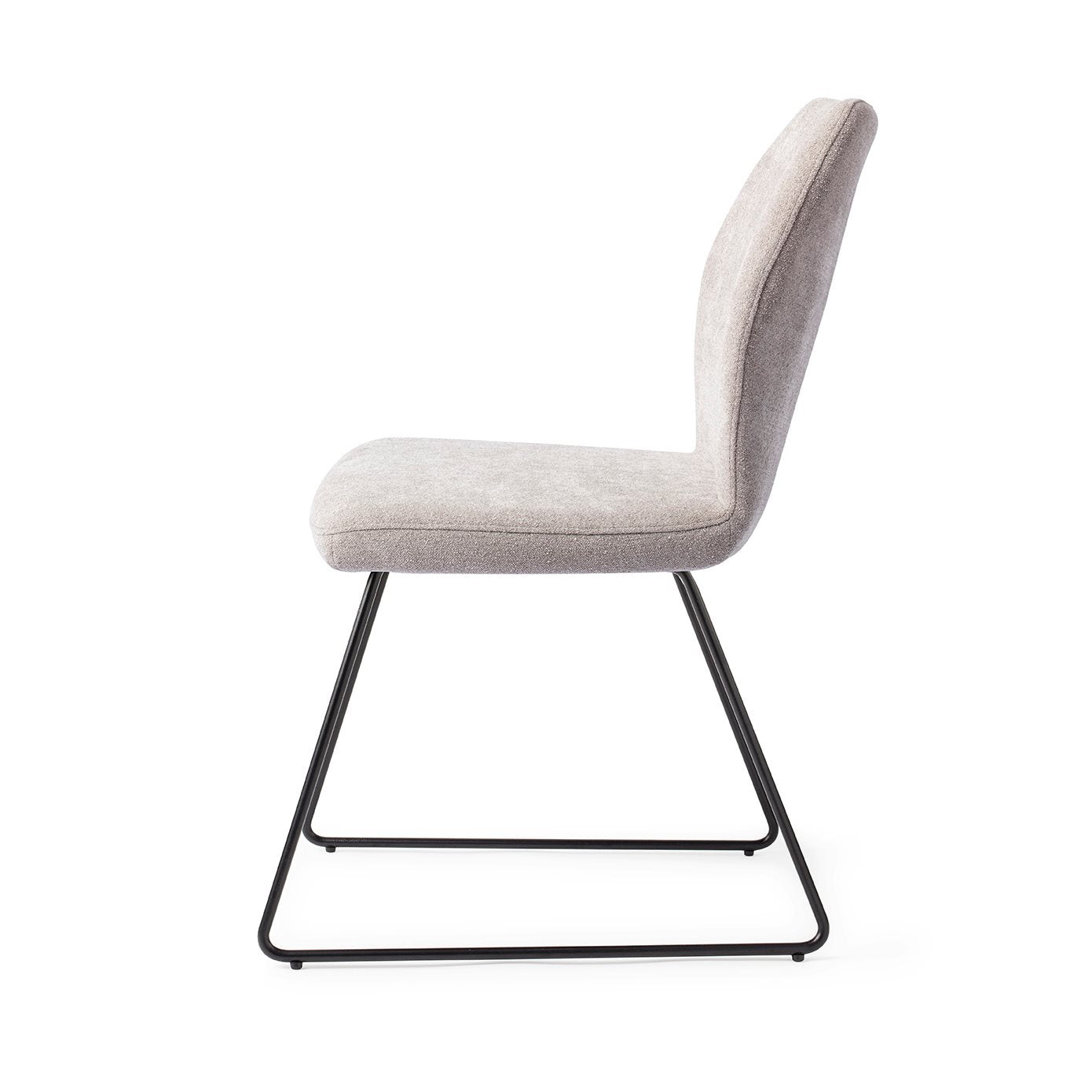 Ikata Dining Chair Pretty Plaster Slide Black