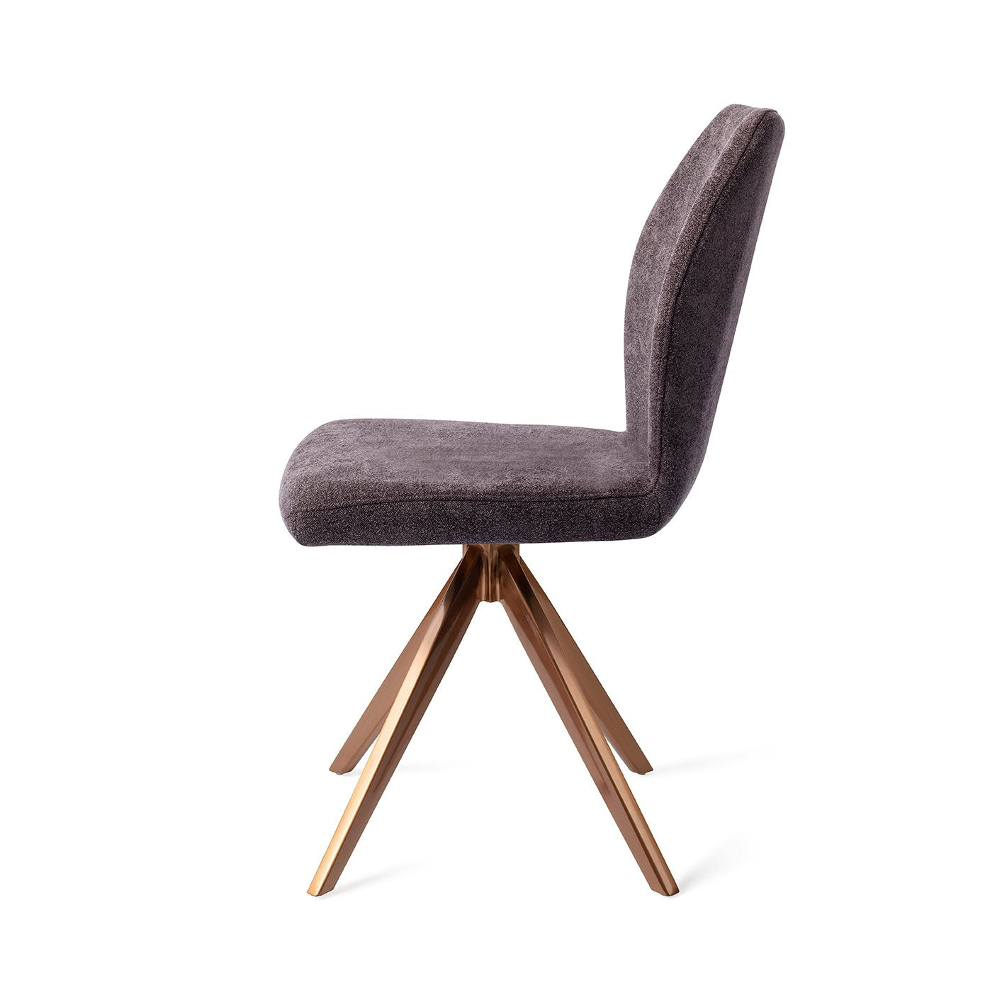 Ikata Dining Chair Almost Black Turn Rose