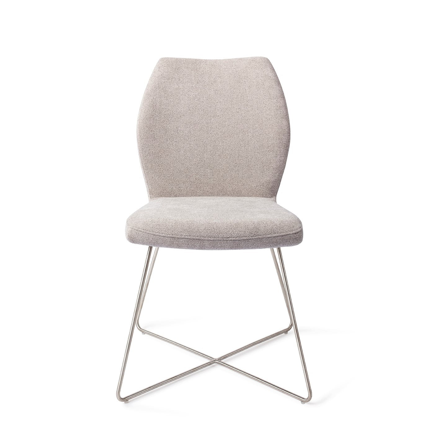 Ikata Dining Chair Pretty Plaster Cross Steel