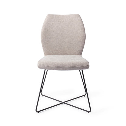 Ikata Dining Chair Pretty Plaster Cross Black