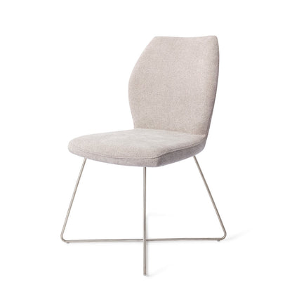 Ikata Dining Chair Pretty Plaster Cross Steel