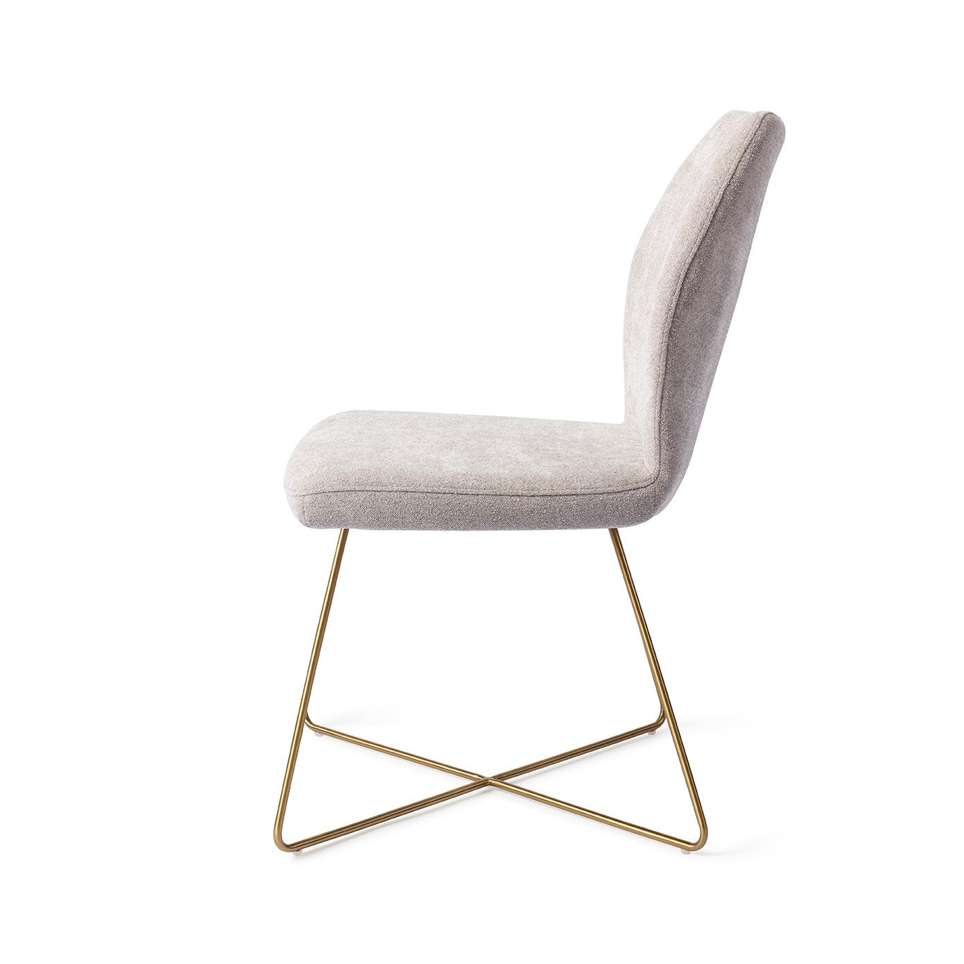 Ikata Dining Chair Pretty Plaster Cross Gold