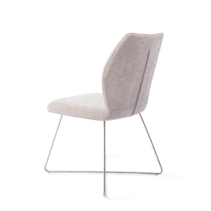 Ikata Dining Chair Pretty Plaster Cross Steel