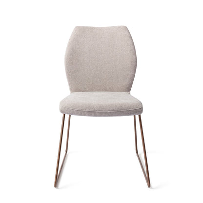 Ikata Dining Chair Pretty Plaster Slide Rose