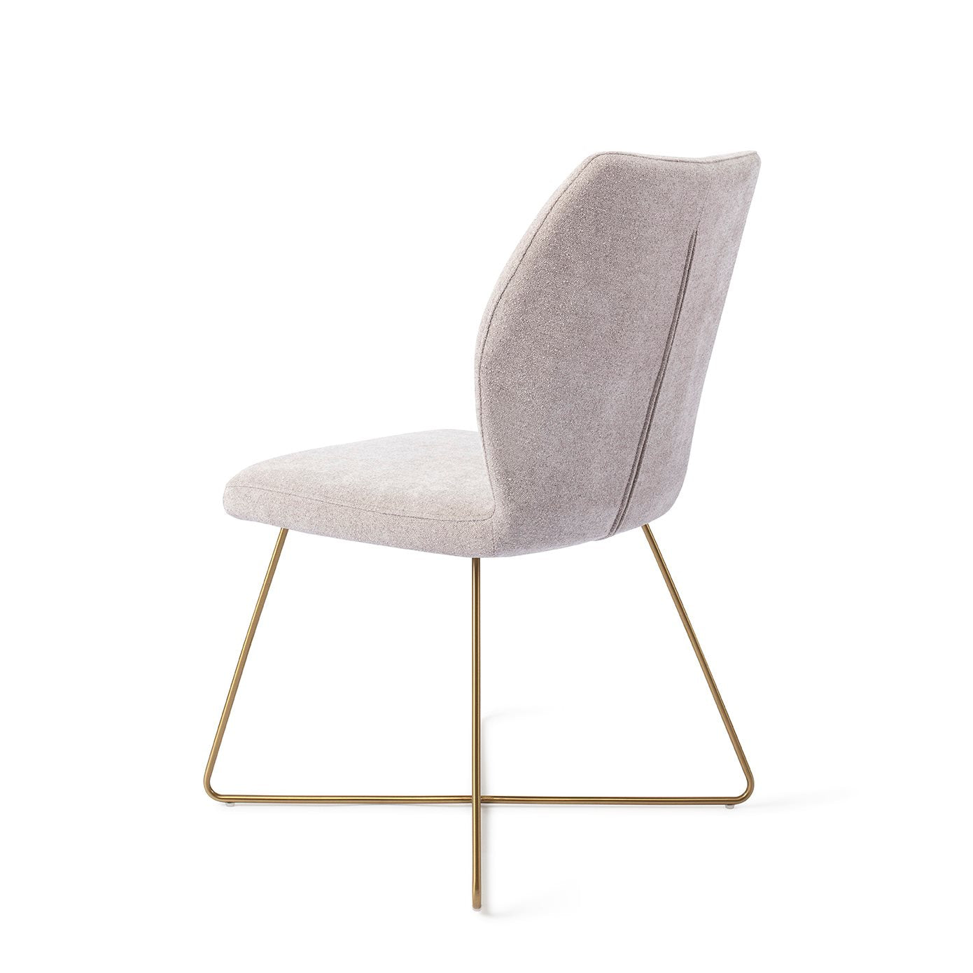 Ikata Dining Chair Pretty Plaster Cross Gold