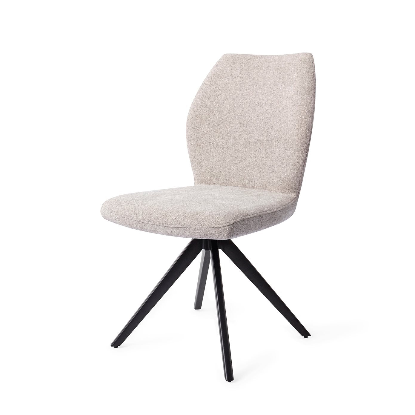 Ikata Dining Chair Pretty Plaster Turn Black