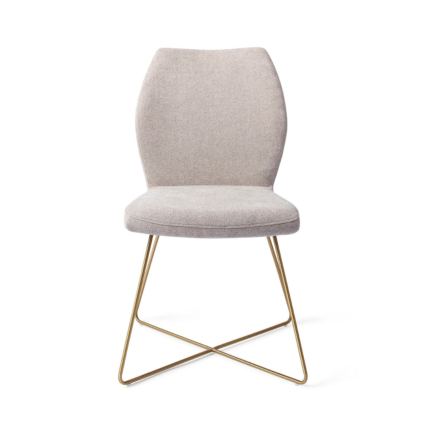 Ikata Dining Chair Pretty Plaster Cross Gold