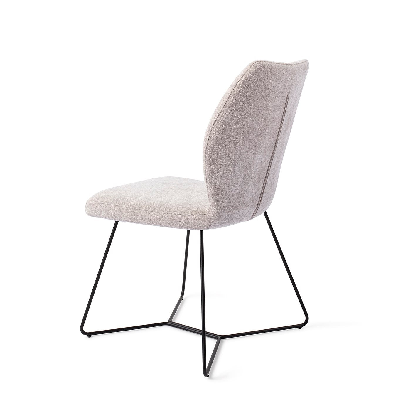 Ikata Dining Chair Pretty Plaster Beehive Black