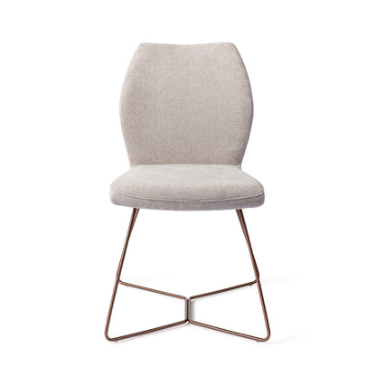 Ikata Dining Chair Pretty Plaster Beehive Rose