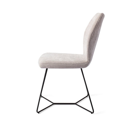 Ikata Dining Chair Pretty Plaster Beehive Black