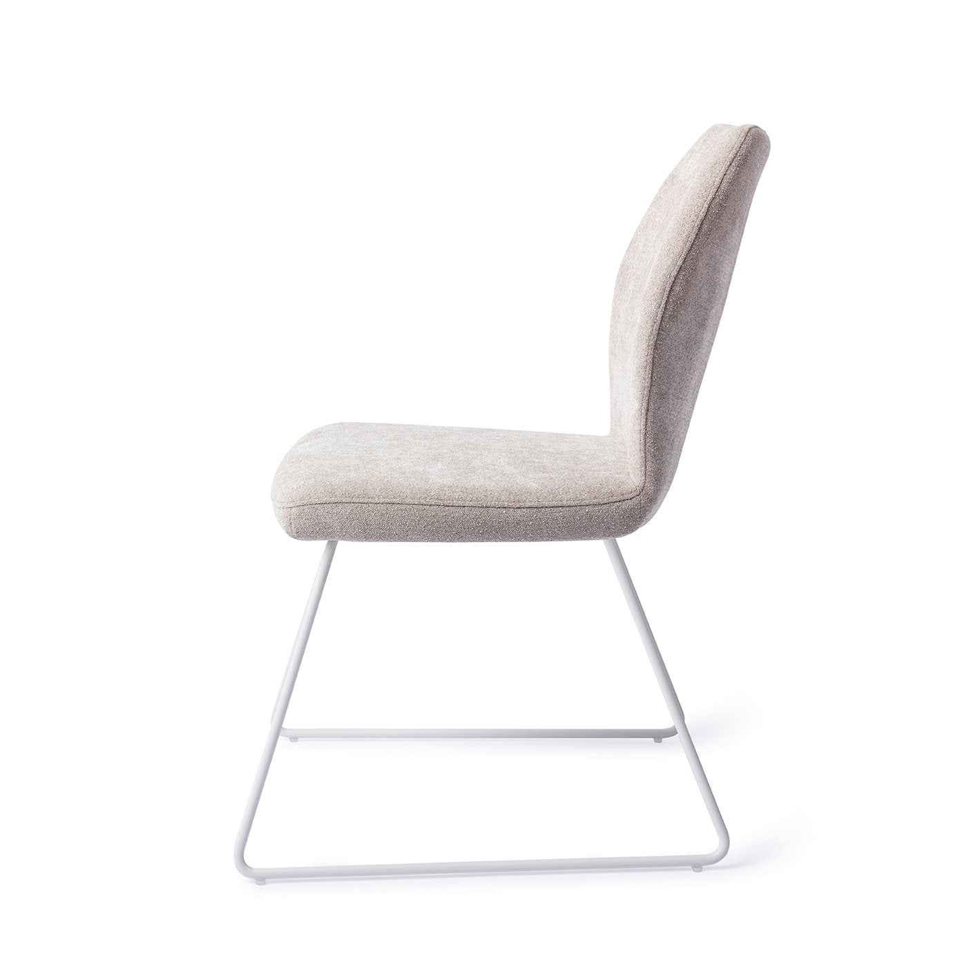 Ikata Dining Chair Pretty Plaster Slide White