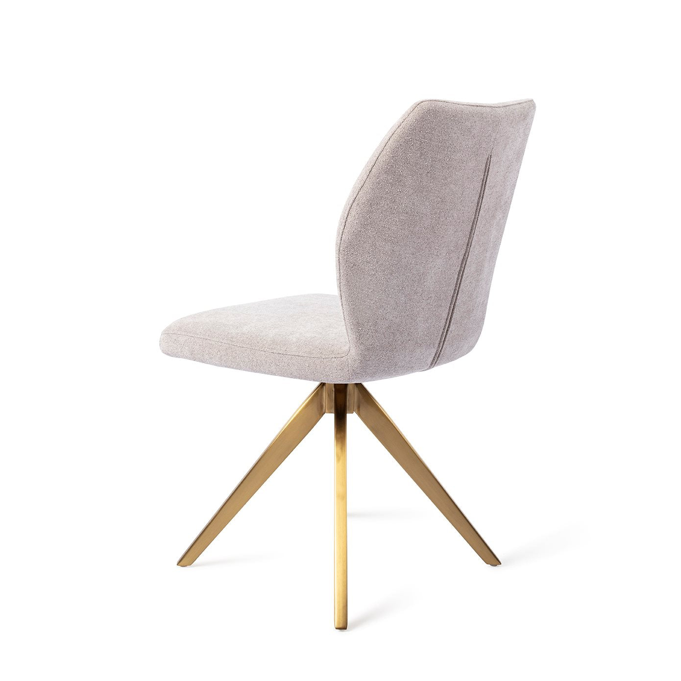 Ikata Dining Chair Pretty Plaster Turn Gold