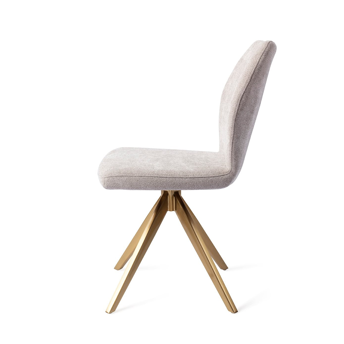 Ikata Dining Chair Pretty Plaster Turn Gold