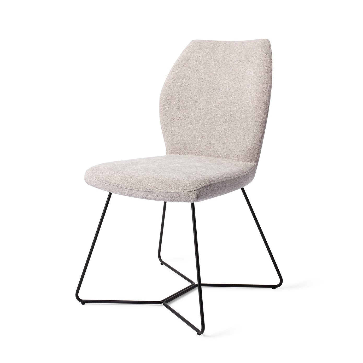 Ikata Dining Chair Pretty Plaster Beehive Black