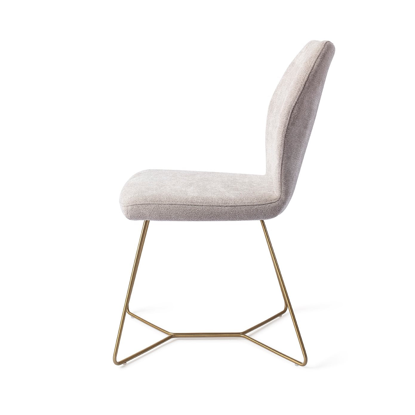 Ikata Dining Chair Pretty Plaster Beehive Gold