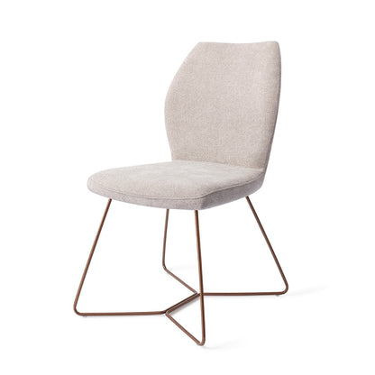 Ikata Dining Chair Pretty Plaster Beehive Rose