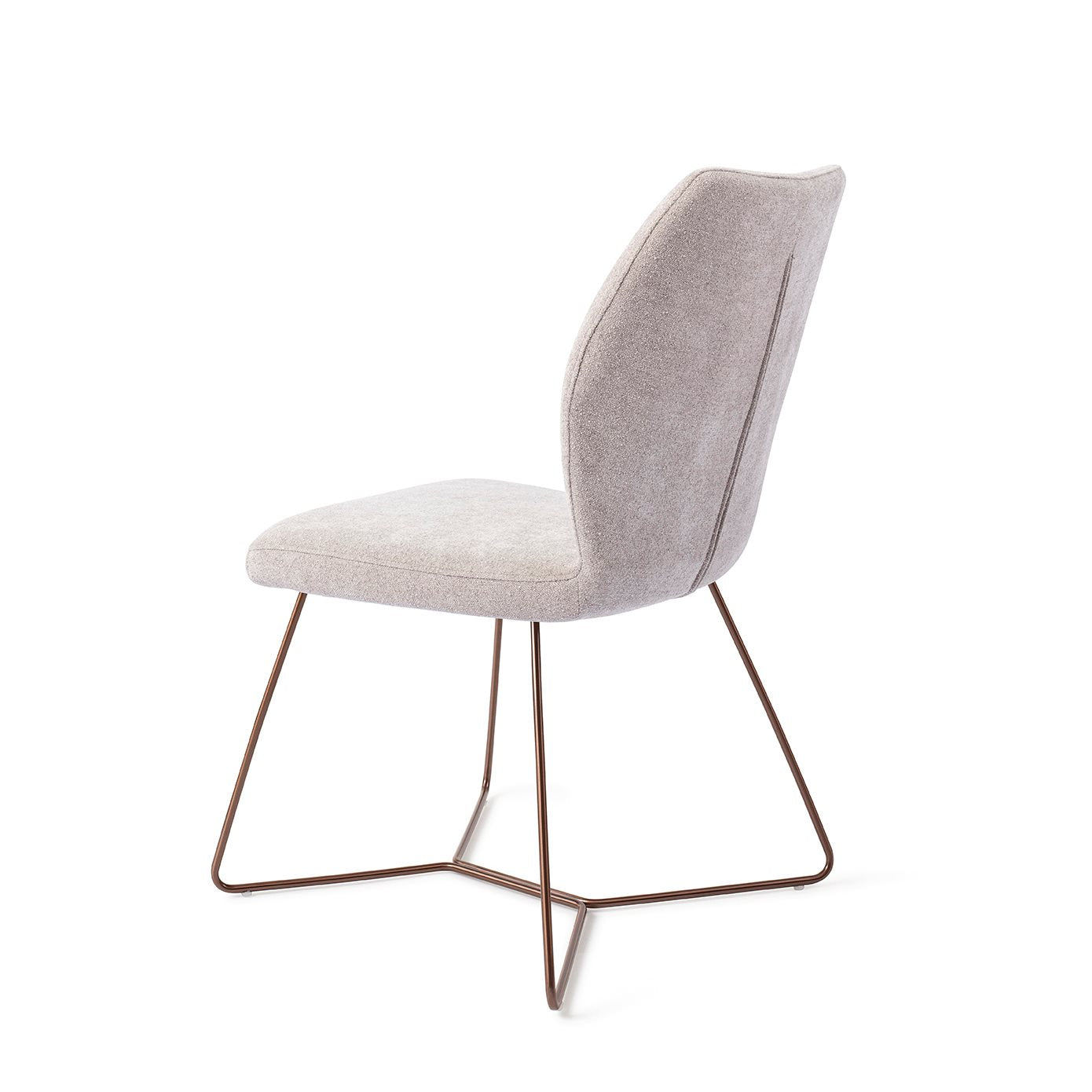 Ikata Dining Chair Pretty Plaster Beehive Rose