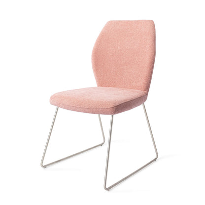 Ikata Dining Chair Anemone Slide Steel