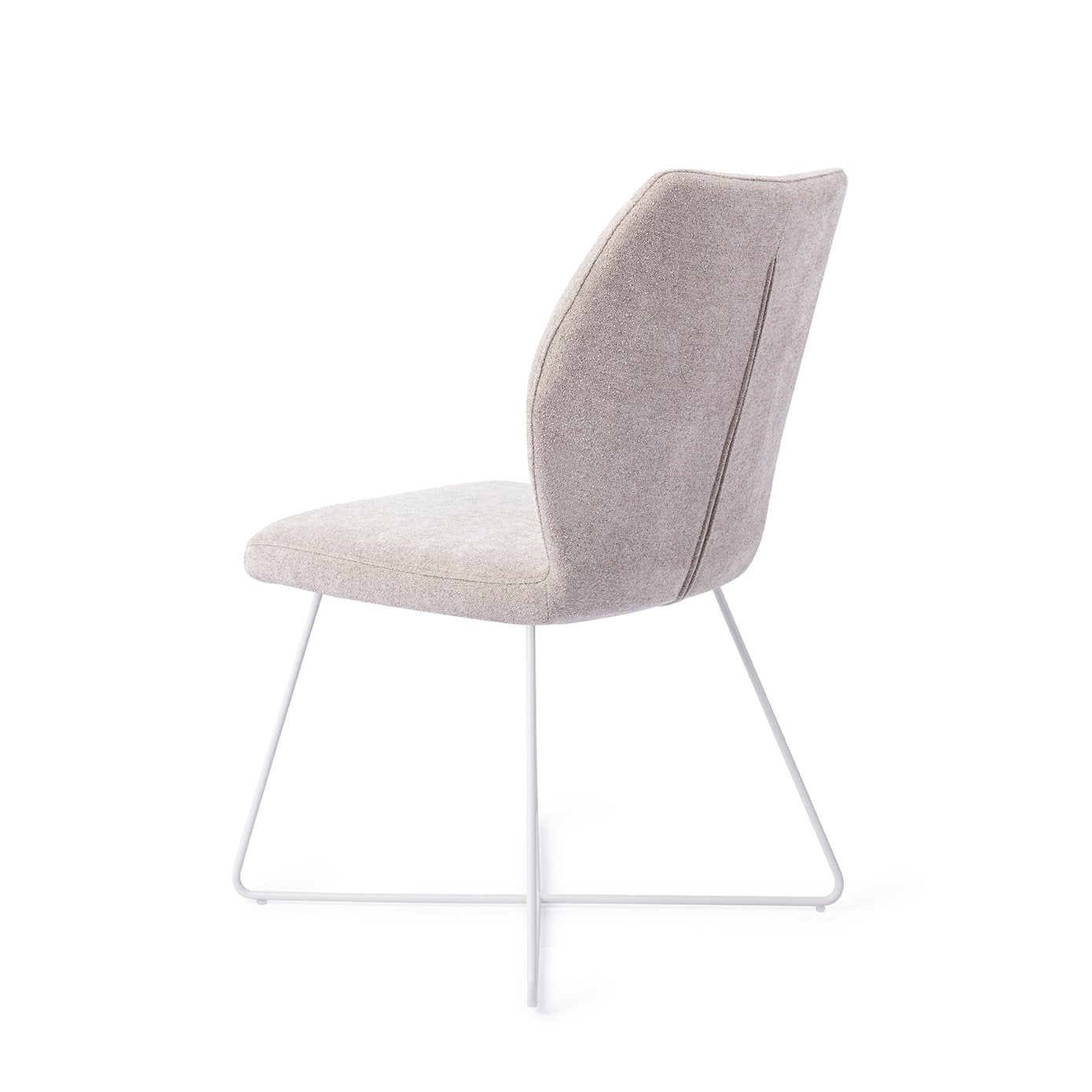 Ikata Dining Chair Pretty Plaster Cross White