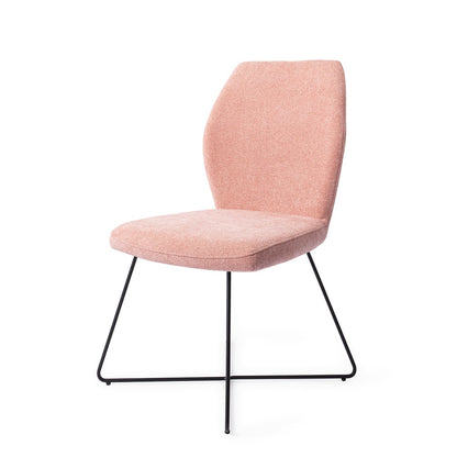 Ikata Dining Chair Anemone Cross Black