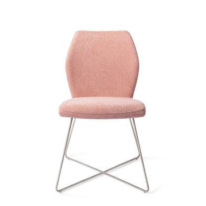 Ikata Dining Chair Anemone Cross Steel