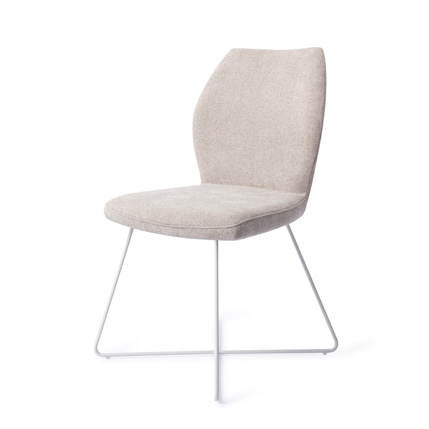 Ikata Dining Chair Pretty Plaster Cross White
