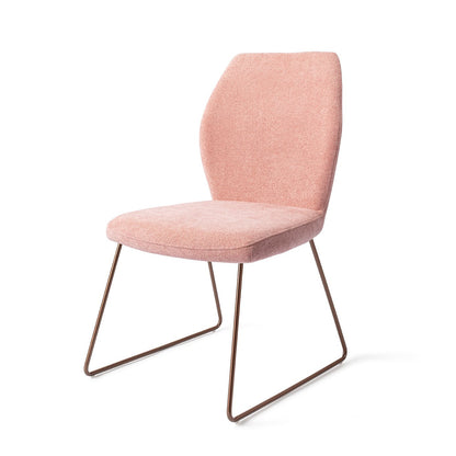 Ikata Dining Chair Anemone Slide Rose