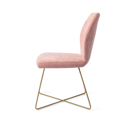 Ikata Dining Chair Anemone Cross Gold