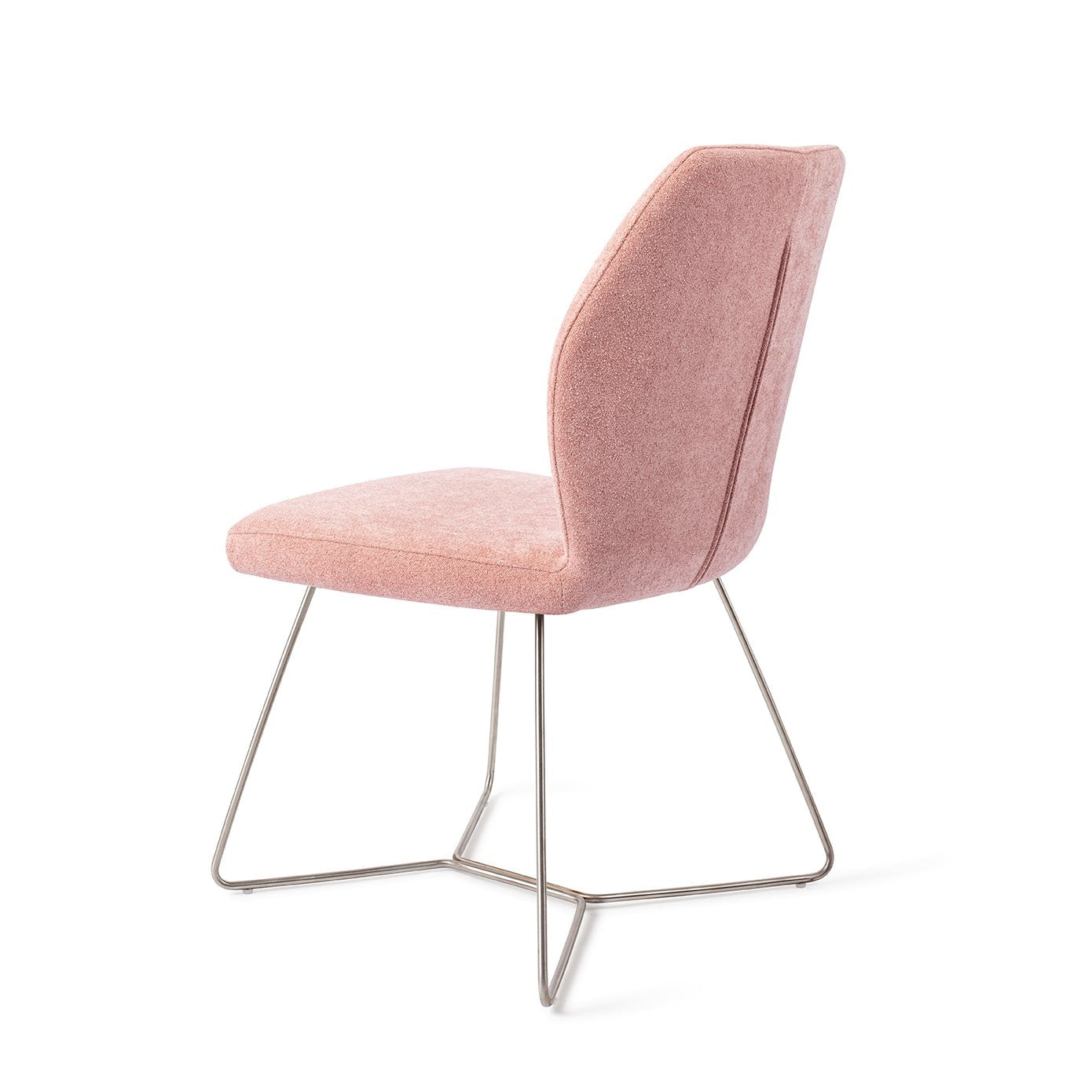 Ikata Dining Chair Anemone Beehive Steel