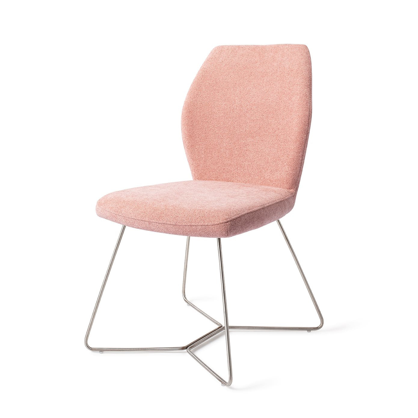 Ikata Dining Chair Anemone Beehive Steel