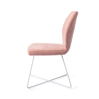 Ikata Dining Chair Anemone Cross White