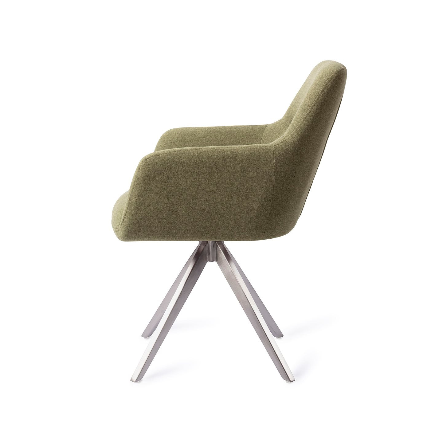 Kinko Dining Chair Green Hunter Turn Steel