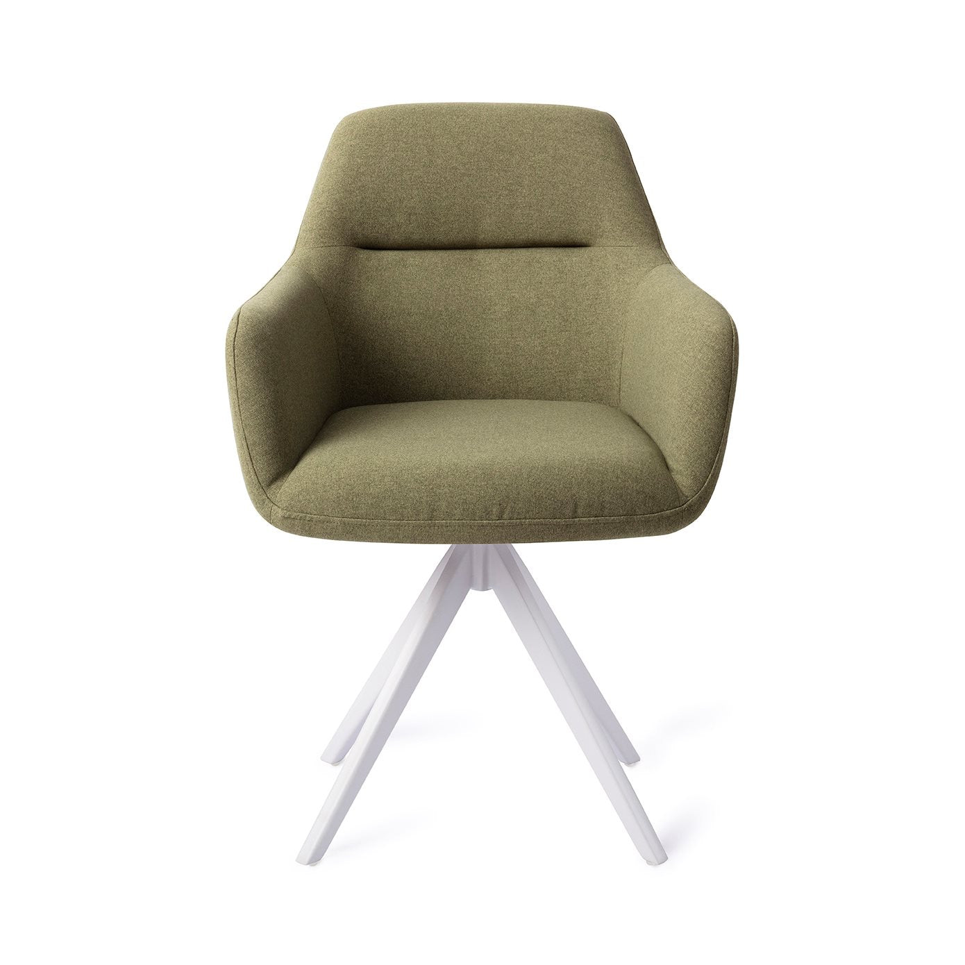 Kinko Dining Chair Green Hunter Turn White