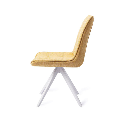 Ota Dining Chair Bumble Bee Turn White