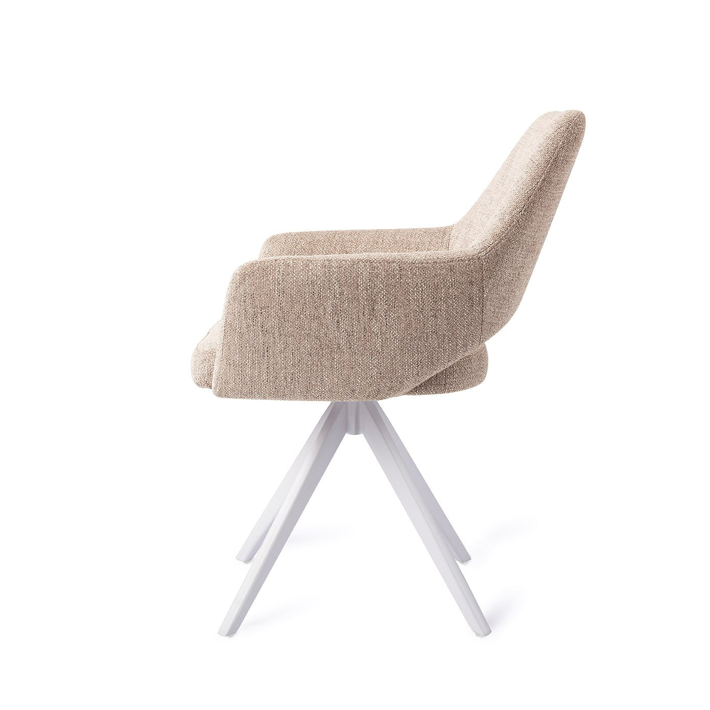 Yanai Dining Chair Biscuit Beach Turn White