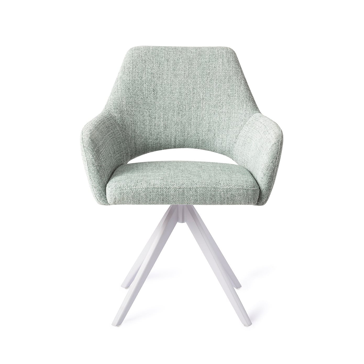 Yanai Dining Chair Soft Sage Turn White