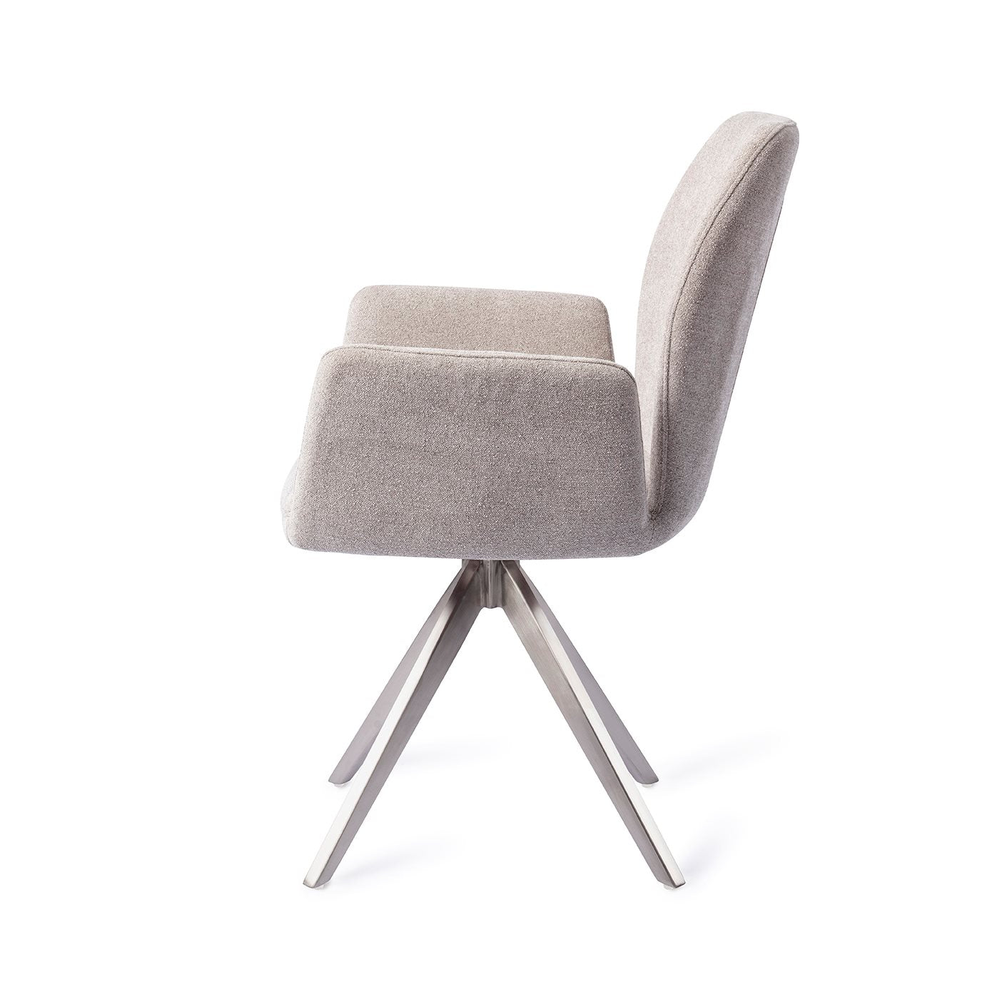 Misaki Dining Chair Pretty Plaster Turn Steel