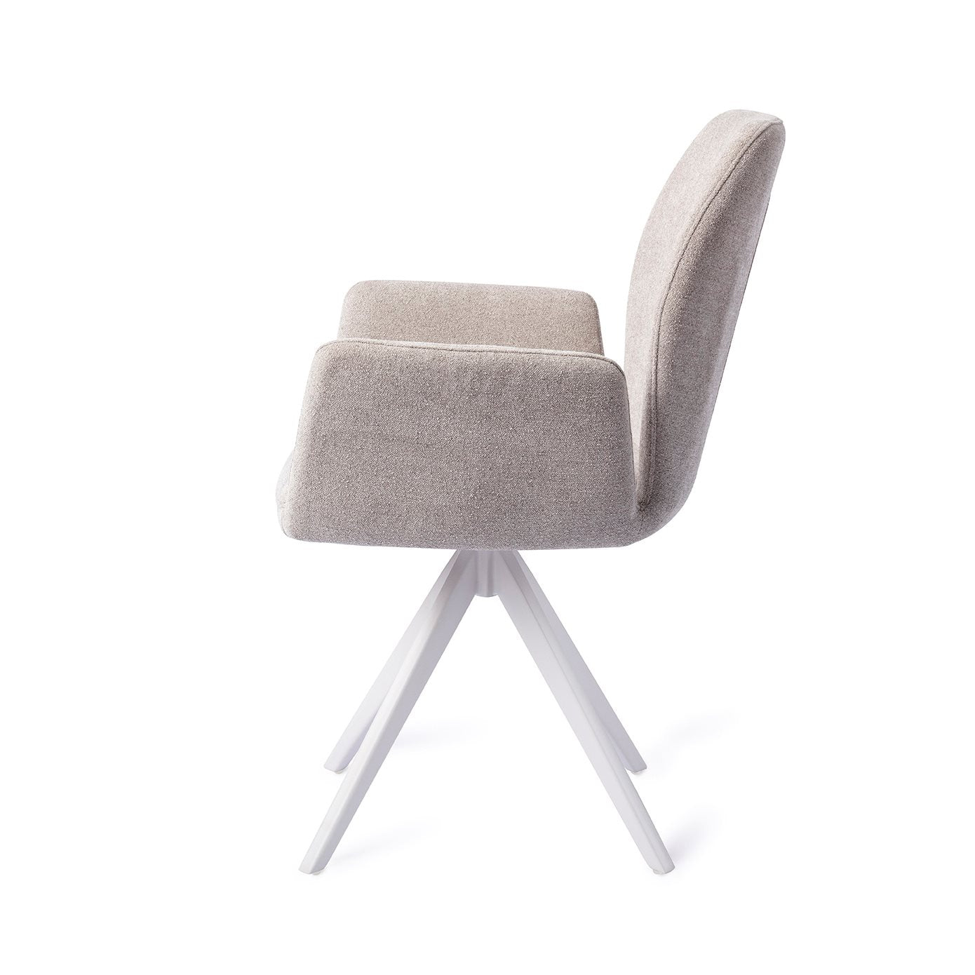 Misaki Dining Chair Pretty Plaster Turn White