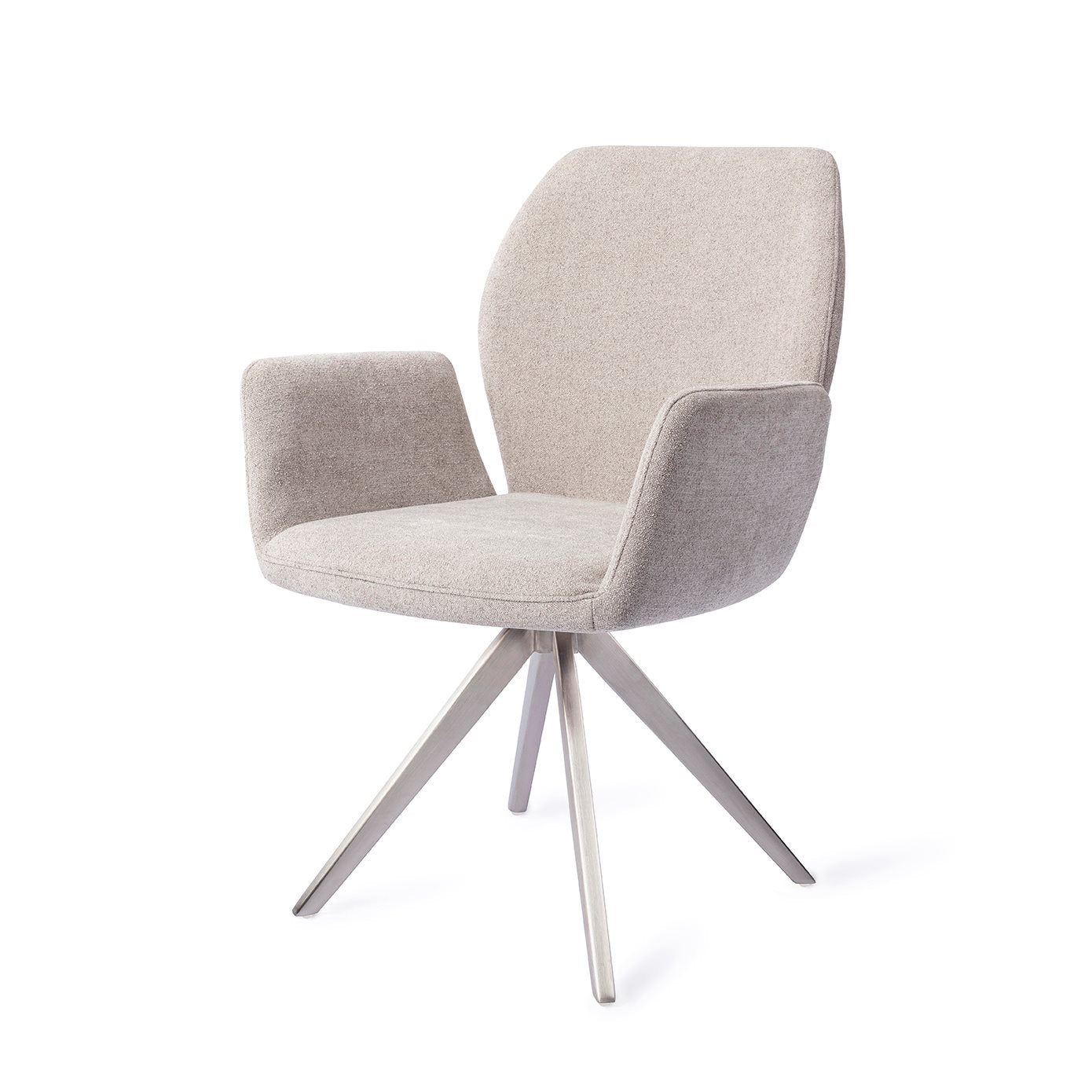 Misaki Dining Chair Pretty Plaster Turn Steel