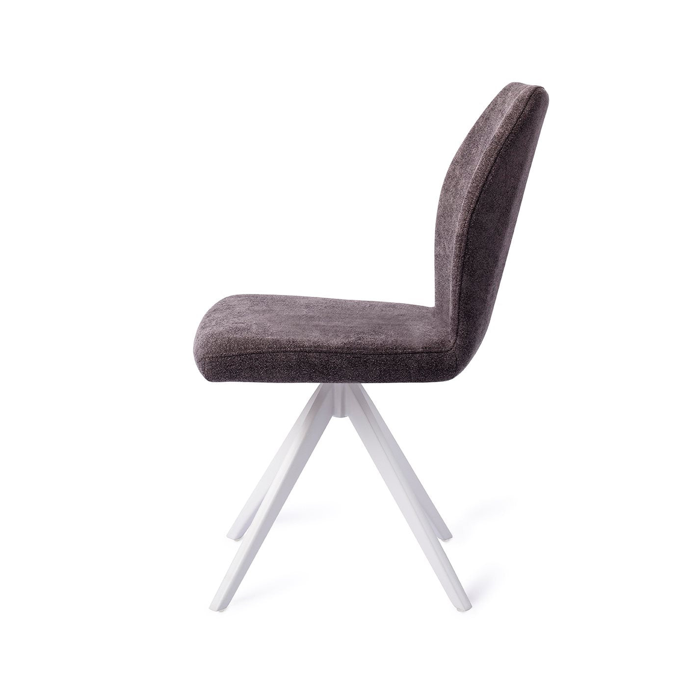 Ikata Dining Chair Almost Black Turn White