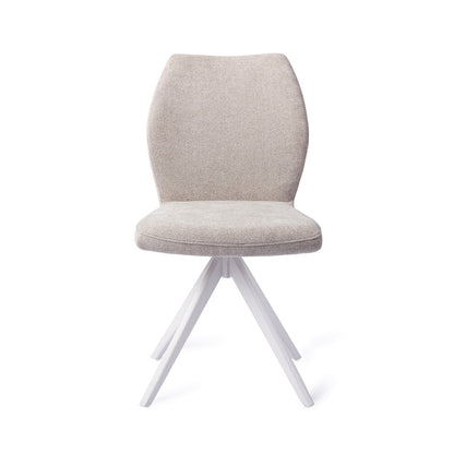 Ikata Dining Chair Pretty Plaster Turn White