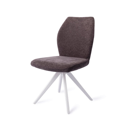 Ikata Dining Chair Almost Black Turn White