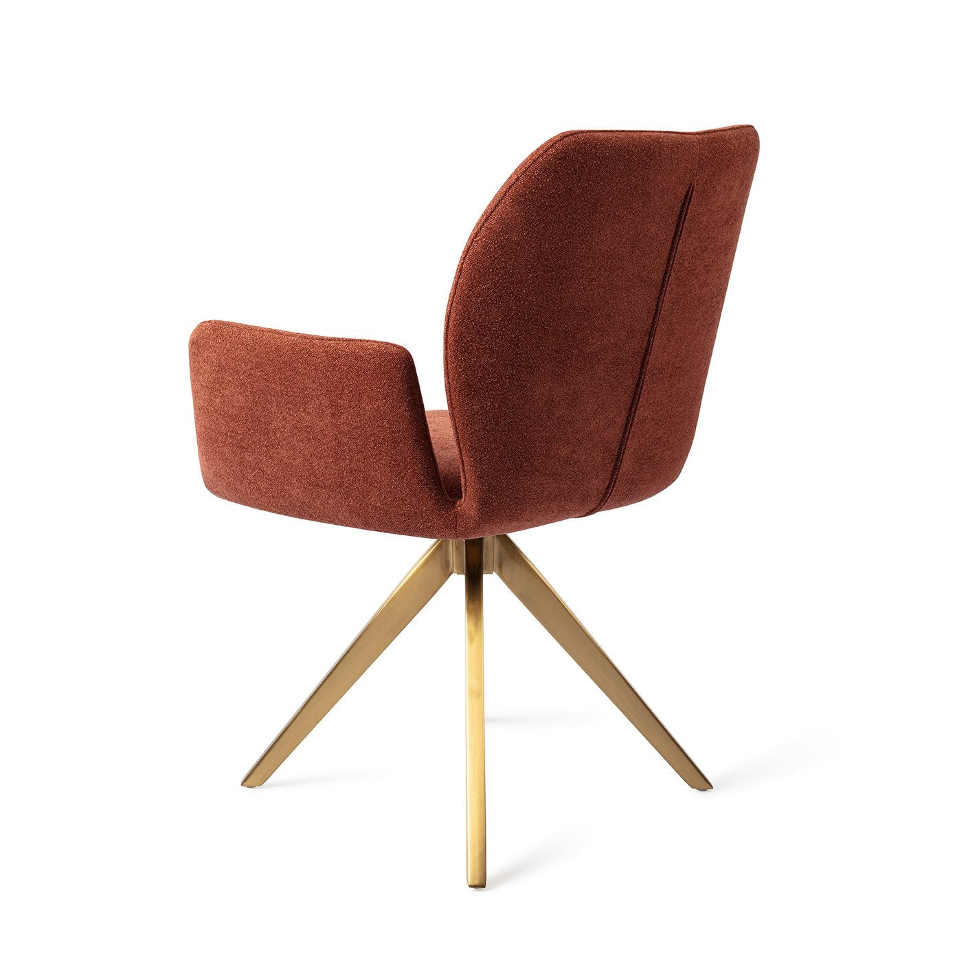 Misaki Dining Chair Cosy Copper Turn Gold