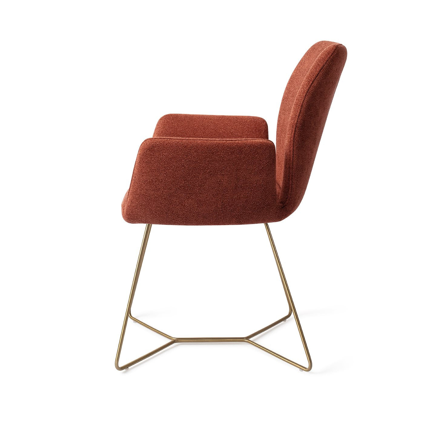 Misaki Dining Chair Cosy Copper Beehive Gold