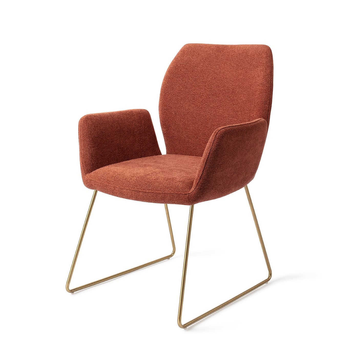 Misaki Dining Chair Cosy Copper Slide Gold